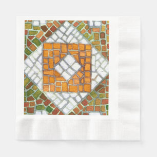 AUTUMN MOSAIC geprägtes Mittagspapier Napkins Serviette