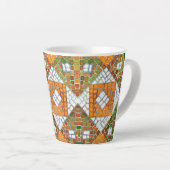 AUTUMN MOSAIC Latte Tasse (Rechte Ecke)