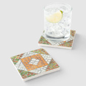 AUTUMN MOSAIC Marbella Stone Untersetzer (Seitenansicht)