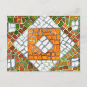 AUTUMN MOSAIC Postcard Postkarte (Vorderseite)