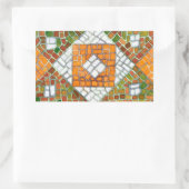 AUTUMN MOSAIC Rectangle Stickers (Tasche)