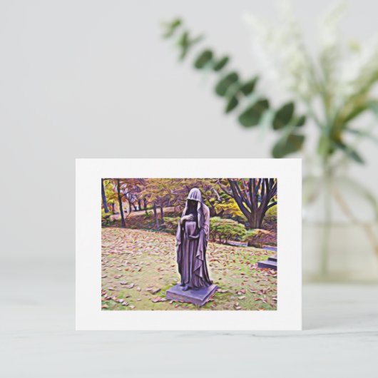 Autumn Mourner Postkarte (Stehend Vorderseite)