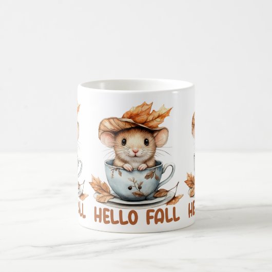 Autumn Mouse Coffee Mug Kaffeetasse (Mittel)