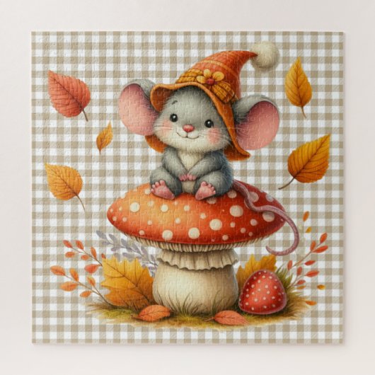 Autumn Mouse Puzzzle Puzzle (Vertikal)
