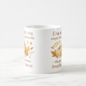 Autumn Mug - Cozy Morning with Pumpkins & Croissan Kaffeetasse (Mittel)