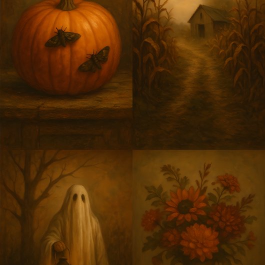 Autumn Murmurs – Fall Halloween Decoupage Paper Seidenpapier