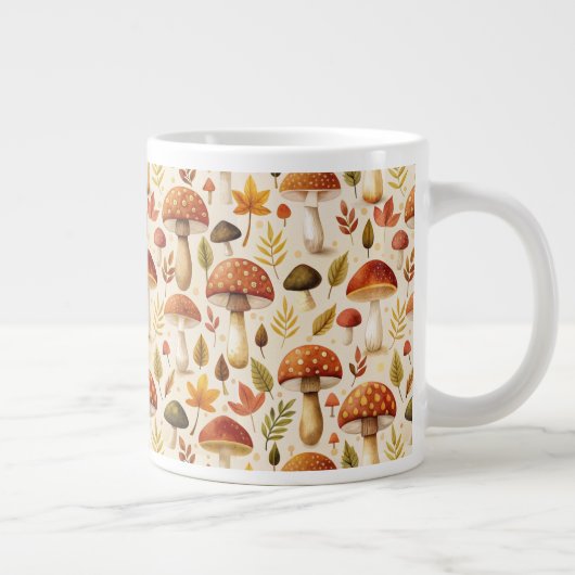 Autumn Mushrooms Jumbo-Tasse (Rechts)