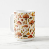 Autumn Mushrooms Kaffeetasse (Vorderseite Links)