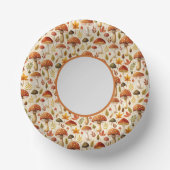 Autumn Mushrooms Pappteller (Vorderseite)