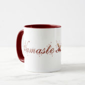 Autumn Namaste Yoga Tasse (Vorderseite Links)