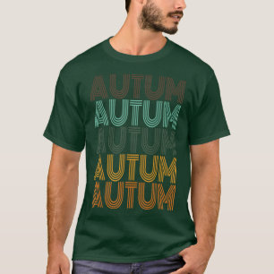 AUTUMN Name Personalisiert Vintag Retro 80er 90s B T-Shirt