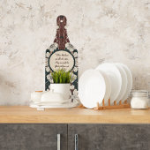 Autumn Noir Blüten individuell anpassbar Schneidebrett