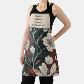 Autumn Noir Blüten individuell anpassbar Schürze (InSitu)