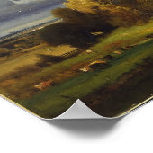 Autumn Oaks George Inness Print Poster (Ecke)