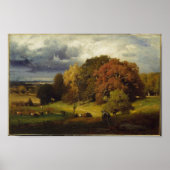 Autumn Oaks George Inness Print Poster (Vorne)