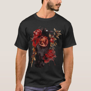 Autumn Oracle Crow Pomegranate T-Shirt
