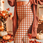 Autumn Orange Gingham Kariert Leggings<br><div class="desc">Ein klassisches kariertes, herbstorangefarbenes Gingham-Muster, das eine Touch saisonalen Charmes verleiht. Dieses zeitlose Design besticht durch ein gewagtes, rustikales Ambiente mit einem orangefarbenen und weißen Gingham-Muster, das sich ideal für alle eignet, die Liebe im fallbezogenen Dekor oder in der Mode suchen. Egal ob Sie Ihre Zuhause oder Ihren Kleiderschrank aufpeppen...</div>