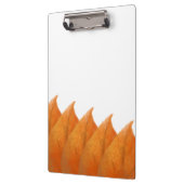 Autumn Orange Leaves Clipboard Klemmbrett (Links)