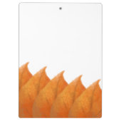 Autumn Orange Leaves Clipboard Klemmbrett (Rückseite)