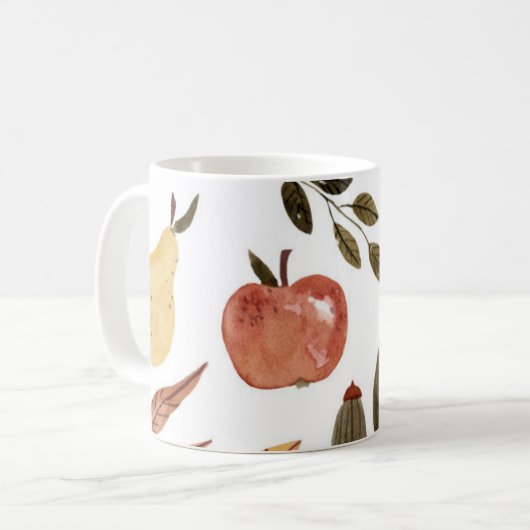 Autumn Orchard Ästhetik Kaffeetasse (Vorderseite Links)