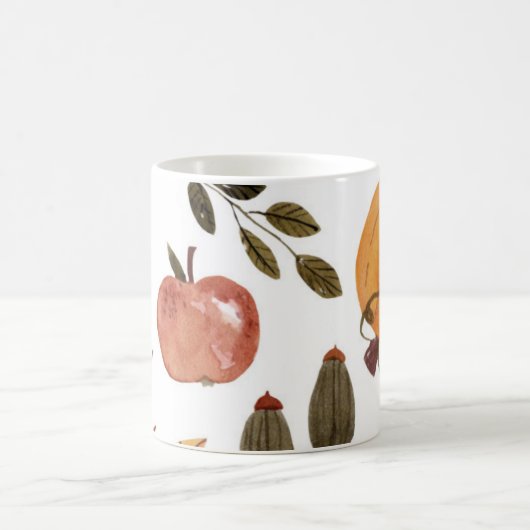 Autumn Orchard Ästhetik Kaffeetasse (Mittel)