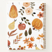 Autumn Orchard Ästhetik Notizblock (Rückseite)
