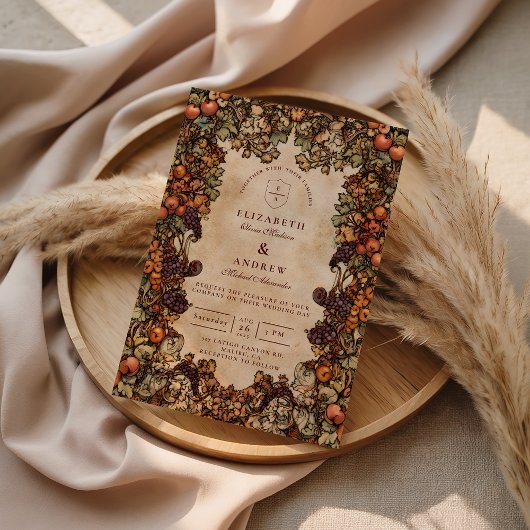 Autumn Orchard Wedding Einladung