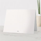 Autumn Pampas Grass Thank You Card | Neutral Boho Dankeskarte (Rückseite)