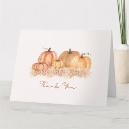 Autumn Pampas Grass Thank You Card | Neutral Boho Dankeskarte