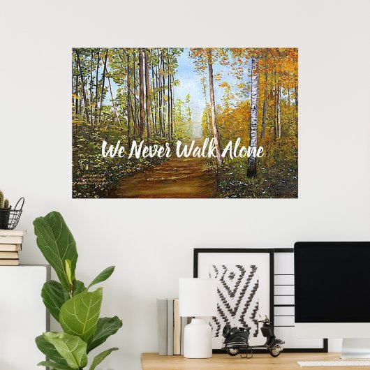 "AUTUMN PATH" POSTER (Heimbüro)