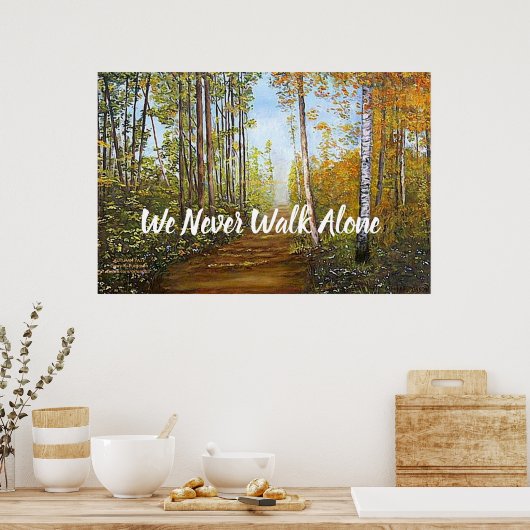 "AUTUMN PATH" POSTER (Küche)