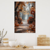 Autumn Pathway Poster (Küche)
