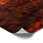 Autumn Pathway – Serene Tree Tunnel Art Print Poster (Ecke)