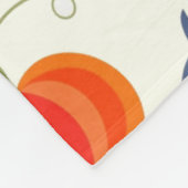Autumn Pattern Baby Fleece Blanket (Ecke)
