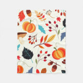 Autumn Pattern Baby Fleece Blanket (Vorderseite)