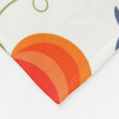 Autumn Pattern Baby Fleece Blanket Geschenk (Ecke)