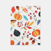 Autumn Pattern Baby Fleece Blanket Geschenk (Vorderseite)