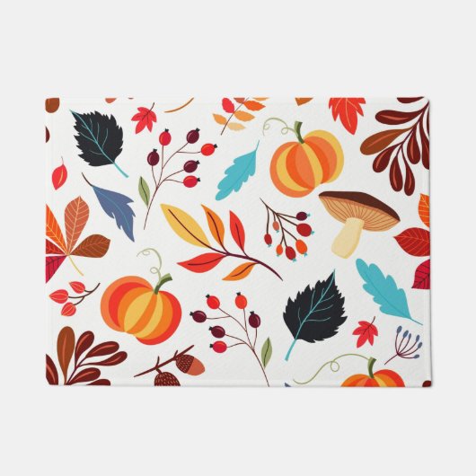 Autumn Pattern Doormat Fußmatte (Vorderseite)