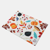Autumn Pattern Doormat Fußmatte (Schrägansicht)