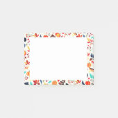 Autumn Pattern Post it Notes Post-it Klebezettel (Vorderseite)