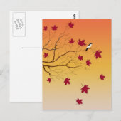 Autumn Perst Post Card Postkarte (Vorne/Hinten)