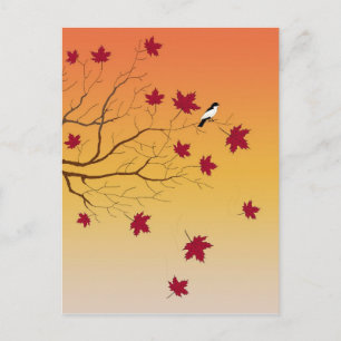 Autumn Perst Post Card Postkarte