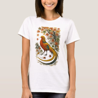 【Autumn Phoenix Japanese Art Women’s T-Shirt】 T-Shirt