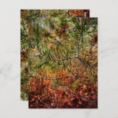 Autumn Pine Needles Postkarte (Vorne/Hinten)