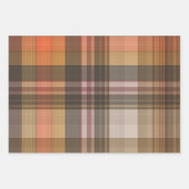 Autumn Plaid Trio Geschenkpapier Set (Vorderseite)