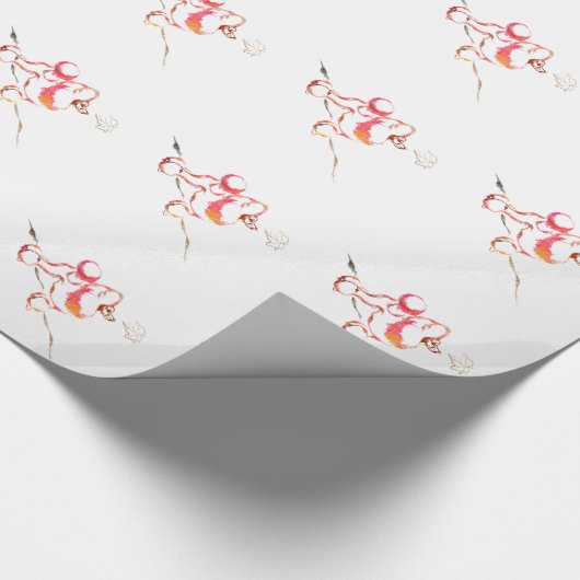 Autumn Poodles Geschenkpapier (Ecke)