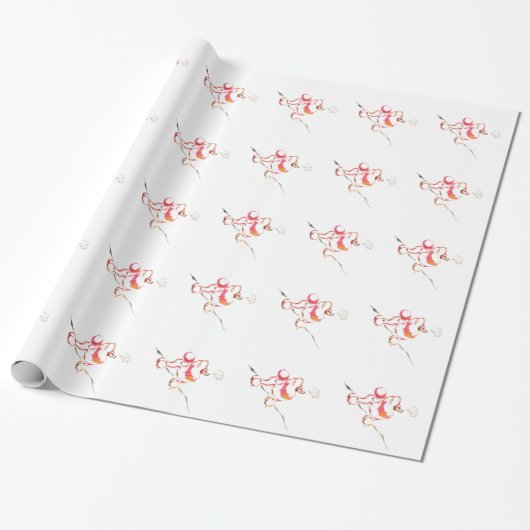 Autumn Poodles Geschenkpapier (Ungerollt)