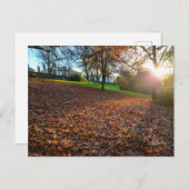 Autumn postkarte (Vorne/Hinten)