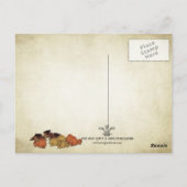 Autumn Postkarte der Saisonserie (Rückseite)