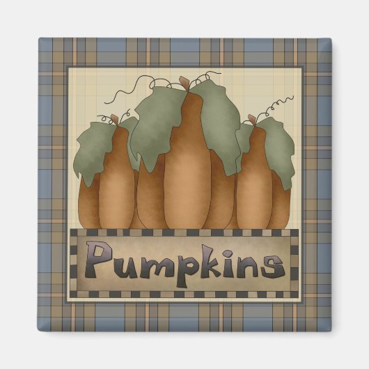 Autumn Primsies ・ Pumpkins Magnet (Vorne)